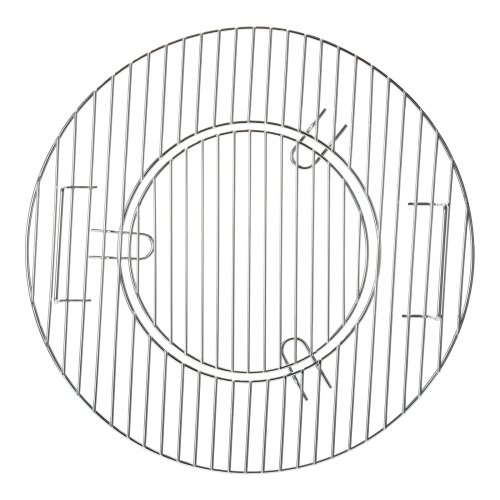 Griglia Rotonda In Acciaio Inox 15cm - Per Barbecue, Campeggio E Picnic - Resistente E Facile Da Pulire