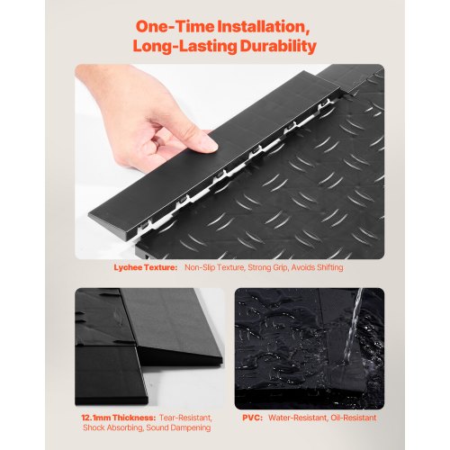 PATIKIL 4 Pannelli In Feltro Nero 30x30 Cm Autoadesivi Per Bacheche, Ufficio, Casa, Con Spilli