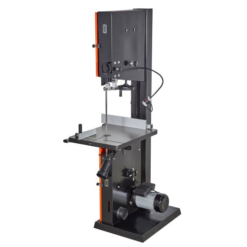 VEVOR Sega A Nastro Da Banco 373W – Taglio Fino A 229mm, Piano Inclinabile 0-45°, Ideale Per Falegnameria Creativa