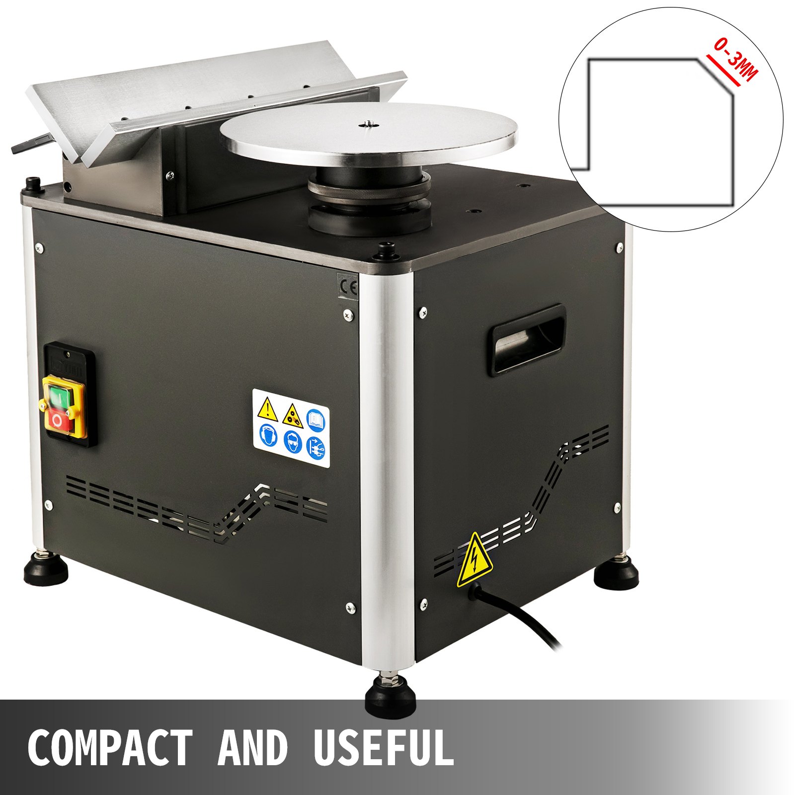 Vevor Smussatrice Tx-r800d 750w Fresatrice Per Bordi Con 5 Punte In Ceramica