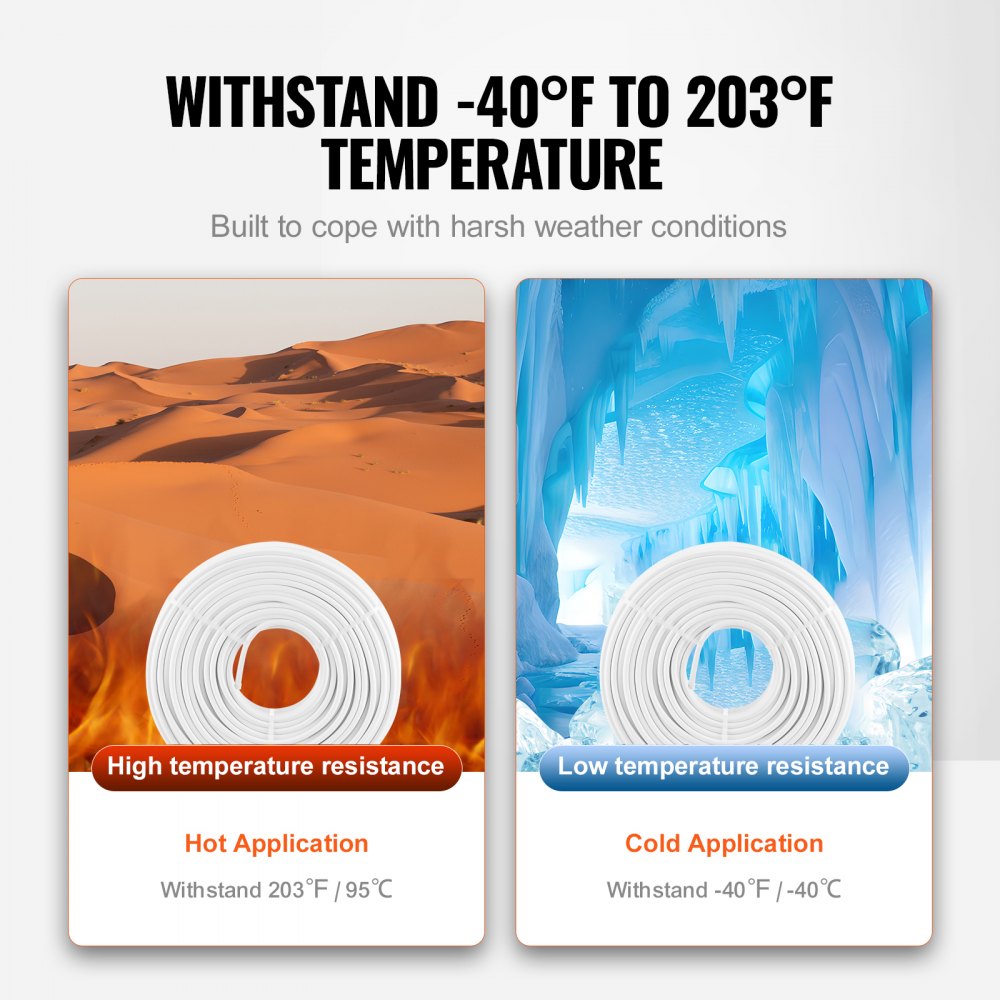 VEVOR Tubo PEX Alluminio per Riscaldamento a Pavimento Rotolo 200m, Tubo PEX-AL-PEX in Composito Alluminio-Plastica Φ16mm Spessore 2mm, Tubo Barriera all'Ossigeno per Liquido Gas Acqua Calda Fredda