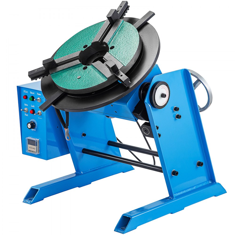 Posizionatore Per Saldatura A Cerchio Con Mandrino 0-90º 100/50 Kg Colore Blue