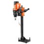 VEVOR Trapano a Carotaggio Diamantato, Diametro di Perforazione da 20 a 200 mm Macchina Carotatrice per Calcestruzzo Robusto 3000 W con Supporto, Senza Guarnizione Idraulica, per Calcestruzzo, Mattoni