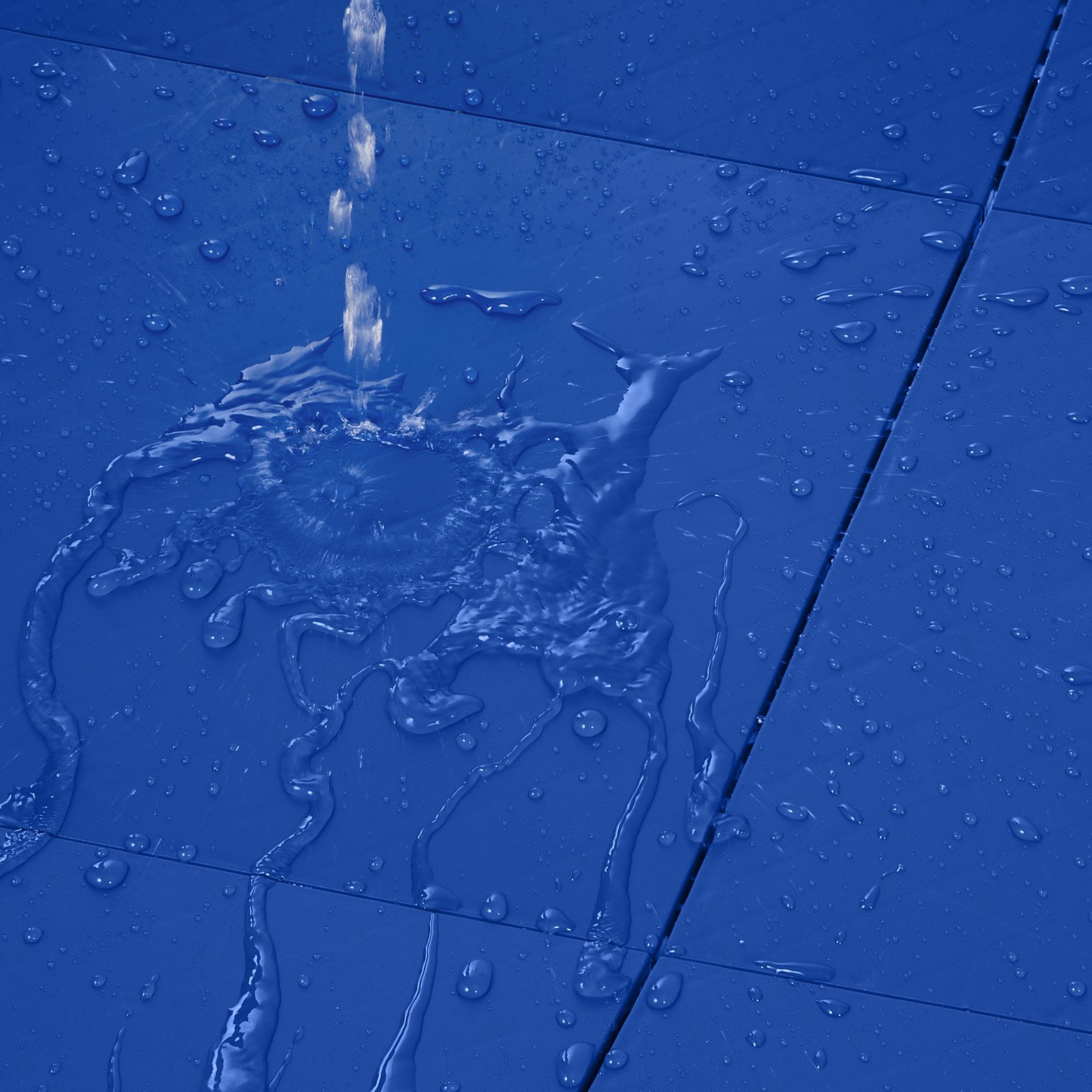 VEVOR Tappetini da Hockey ad Incastro 315 x 315 x 16 mm Tappetini da Palestra, Confezione da 8, Piastrelle per Pista da Ballo per Superficie di Allenamento Versatile ad Incastro, Blu, 0,74 m²/Scatola