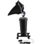 VEVOR Lavatesta Portatile, Lavatesta per Lavare i Capelli con Pompa Elettrica, 2 Secchi, 2 Doccette, Tubo di Scarico, Altezza e Angolazione Regolabili, Lavatesta Portatile per Salone Casa, Nero