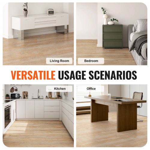 VEVOR Piastrelle Per Pavimenti In Vinile Autoadesive 305 X | FindTheDeal