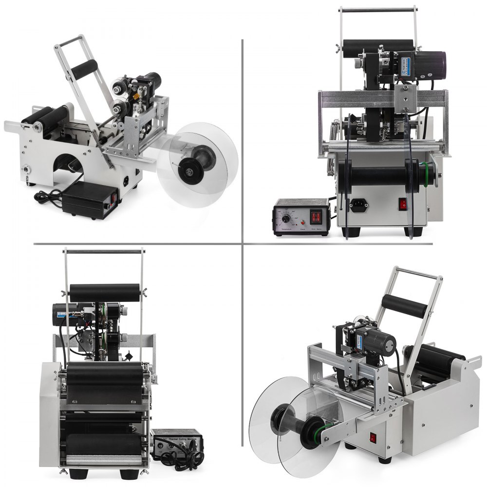 LT-50D Semi-auto Bottiglia Rotonda Etichettatrice Etichette Macchina Stampa