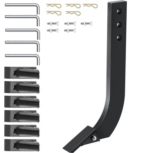 VEVOR 16'' Box Blade Shank Scarificatore Shanks Denti 3 Fori Box Raschietto Shank 5 pezzi