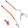 VEVOR Kit di Attrezzi 3 Pz Smontagomme Manuale per Autocarro ATV Pneumatici Dimensioni Compatibili 571-622mm, Kit di Stallonatore Manuale per Pneumatici da Garage Officina Fai-da-te Colore Arancione