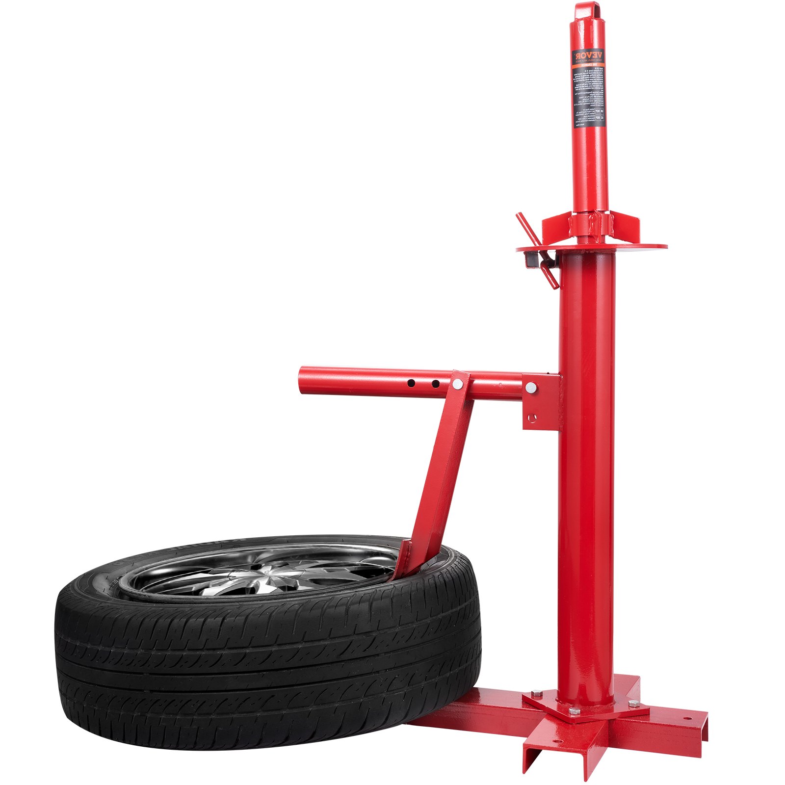 VEVOR Kit di Attrezzi Smontagomme Manuale con Staffa per Autocarro ATV Pneumatici Dimensioni Compatibili 203 - 406 mm, Kit di Stallonatore Manuale Portatile per Pneumatici da Garage Officina Fai-da-te