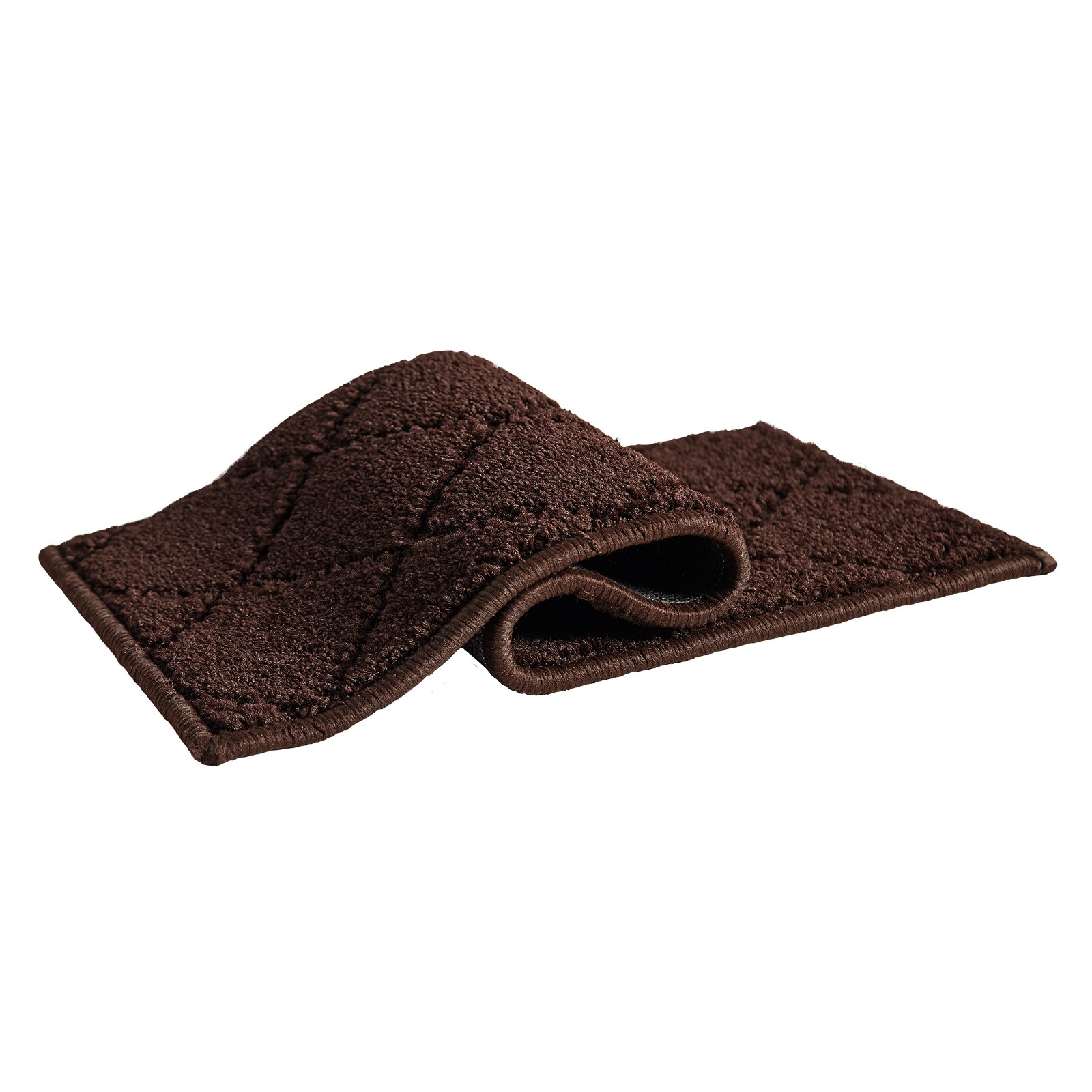 VEVOR Set di Tappeti per Scale Interne Antiscivolo 15 Pezzi 71,6x23,2 cm Lavabili in Lavatrice, Coprigradini per Scale Insonorizzanti Tappeti Antiscivolo di Sicurezza per Uso Domestico Colore Marrone