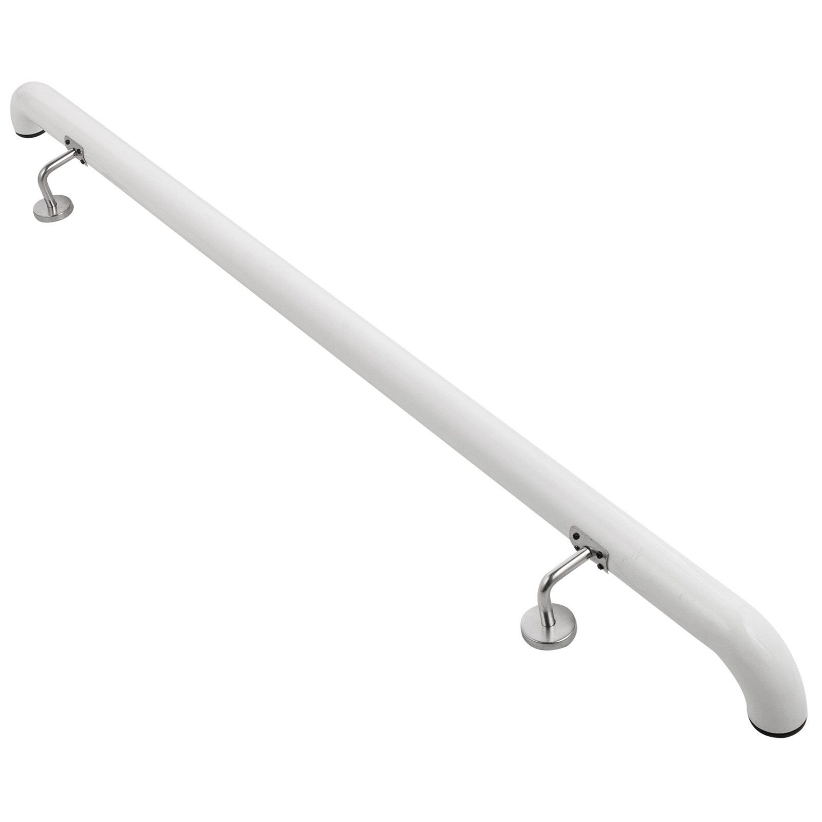 Ringhieraper Scale Corrimano Per Scale In Alluminio Lunghezza 3 Piedi In Bianco