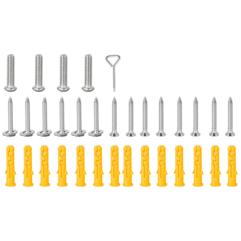 VEVOR Corrimano per Scale, Lunghezza 1.2m 4 Piedi, Corrimano in Acciaio, Diametro 5cm 1.96 Pollici, Capacità 200 Libbre, Corrimano per Scale in Acciaio Inossidabile, Colore Argento