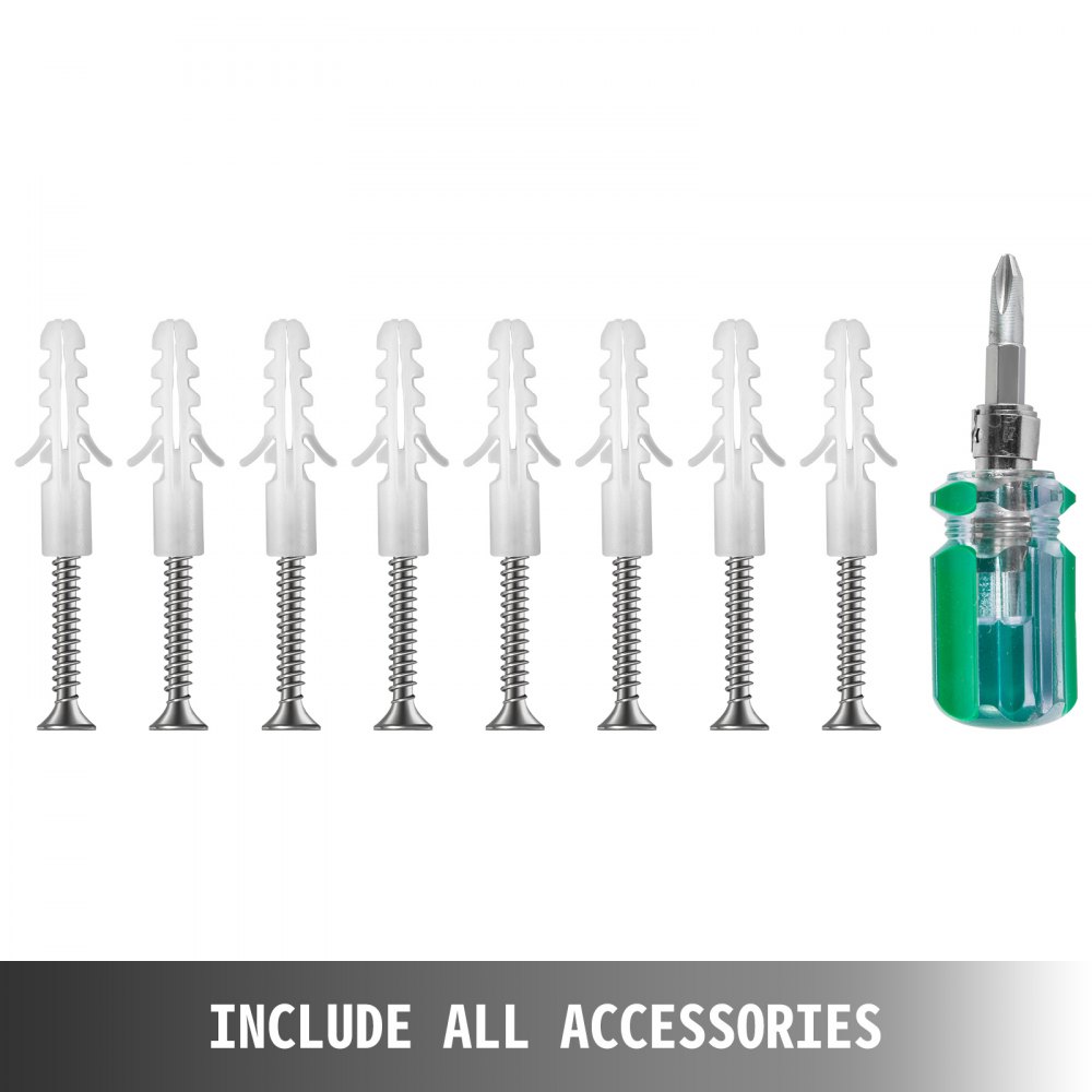 VEVOR Corrimano per Scale Passamano Ringhiere 5 Piedi Corrimano in Acciaio Diametro 32mm Capacità 200 Libbre Corrimano per Scale in Acciaio Colore