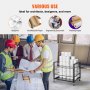 VEVOR Scaffale per Progetti 20 Scomparti, Portaprogetti con Ruote per Mappa, Carrello Portaprogetti Mobile in Metallo, Piano Costruzione Architettonico, Organizzatore di File su Rotolo per Ufficio