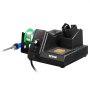 VEVOR Soldering Station, 80W Soldering Kit with Digital Display, 5 Soldering Tips, Lead-Free Solder, Solder Suction Cup, Tweezers, Tip Cleaner, Sleep Mode, °C/°F Conversion, Soldering Iron, Solder Wire Dispenser