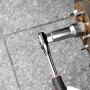VEVOR Frese per Filettatura Mandrino Asse Set di 10, Strumento di Riparazione Filettatura Metrica M20 M22 M24 UNF 13/16 3/4 Pollici, Kit di Strumenti per Rinnovare Filettatura con Asta di Prolunga