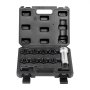 VEVOR Frese per Filettatura Mandrino Asse Set di 10, Strumento di Riparazione Filettatura Metrica M20 M22 M24 UNF 13/16 3/4 Pollici, Kit di Strumenti per Rinnovare Filettatura con Asta di Prolunga