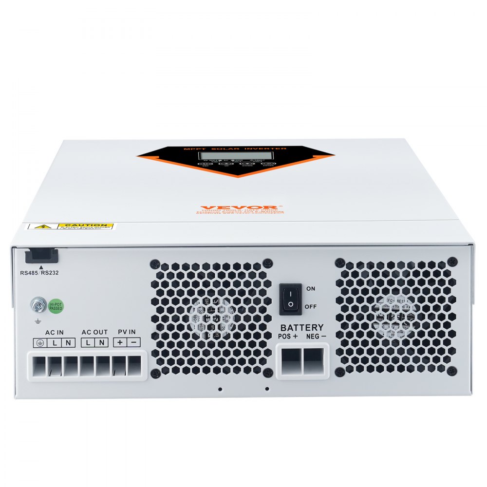 VEVOR Inverter Ibrido da 5500W Convertitore Solare Ibrido 230V CA Onda Sinusoidale Pura Off-Grid con Regolatore di Carica Solare MPPT 100A Integrato, Inverter Solare Ibrido Regolatore MPPT Integrato