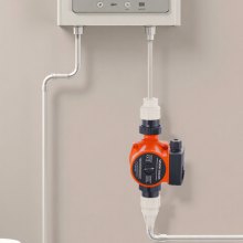 VEVOR Pompa di Circolazione in Ghisa LPS25-6S/130, 1/8 HP, 220-240 V, 55 LPM, Pompa di Circolazione per Acqua Calda, Attacco Filettato, Regolazione a 3 Velocità, per Impianto di Riscaldamento