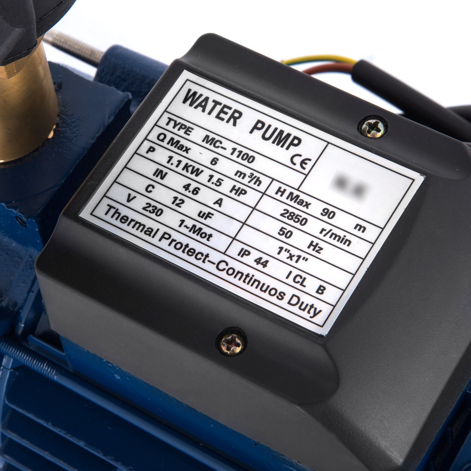 Elettropompa Centrifuga Pompa Autoadescante Acqua 1.1kw Con Contenitore Da 100l