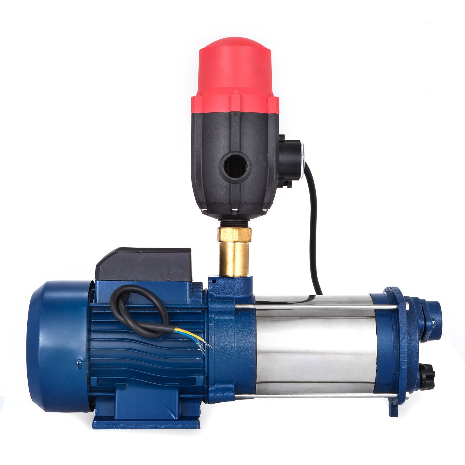 Elettropompa Centrifuga Pompa Autoadescante Acqua 1.1kw Con Contenitore Da 100l