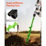 VEVOR Punta da Trapano a Spirale Ø60 x 790 mm per Perforazione da Giardino