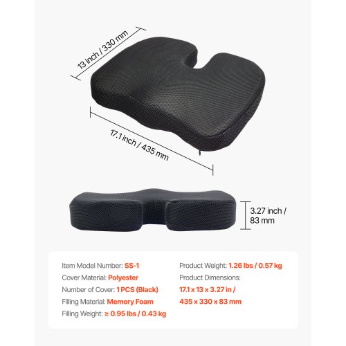 ZOYIEP Cuscino Per Sedia Quadrato In Memory Foam Con Fodera In Pelle Impermeabile - 50x50x5 Cm - Cuscino Da Giardino, Sala Da Pranzo E Ufficio - Colore Nero (Confezione Da 1) - 2
