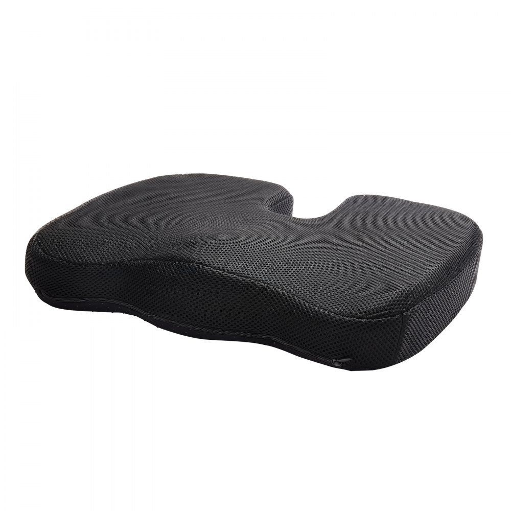 VEVOR Cuscino per Sedia in Memory Foam Morbido Traspirante Leggero Portatile con Fodera Rimovibile per Alleviare Pressione della Seduta su Sedia a Rotelle, Cuscino Portatile per Viaggi, Ufficio