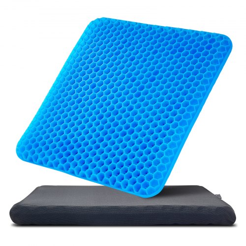 shockassist Cuscino Gel per Sedia, Pieghevole Cuscino Antidecubito per Sedia 40 * 30 * 2.5cm portatile Cuscino Fresco, Traspirante e Lavabile Cuscino per Auto/Ufficio/Casa/Sedia a Rotelle shockassist Cuscino Gel per Sedia, Pieghevole Cuscino Antidecubito per Sedia 40 * 30 * 2.5cm portatile Cuscino Fresco, Traspirante e Lavabile Cuscino per Auto/Ufficio/Casa/Sedia a Rotelle