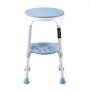 VEVOR Swivel Shower Chair 360 Degree, Height Adjustable Bath Seat for Inside Showers or Tubs, Non-Slip Rotating Bathtub Stool with Storage Tray for Elderly Disabled Injured, 158kg Capacity
