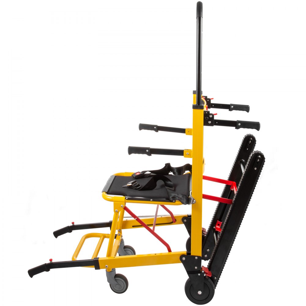 VEVOR Sedia a Rotelle Manuale Montascale Sedia a Rotelle 49x74x105 cm Sedia per Ascensori 26 kg per Scale Rampicanti Ascensori per Scale per Scale Strette Sedia per Scale