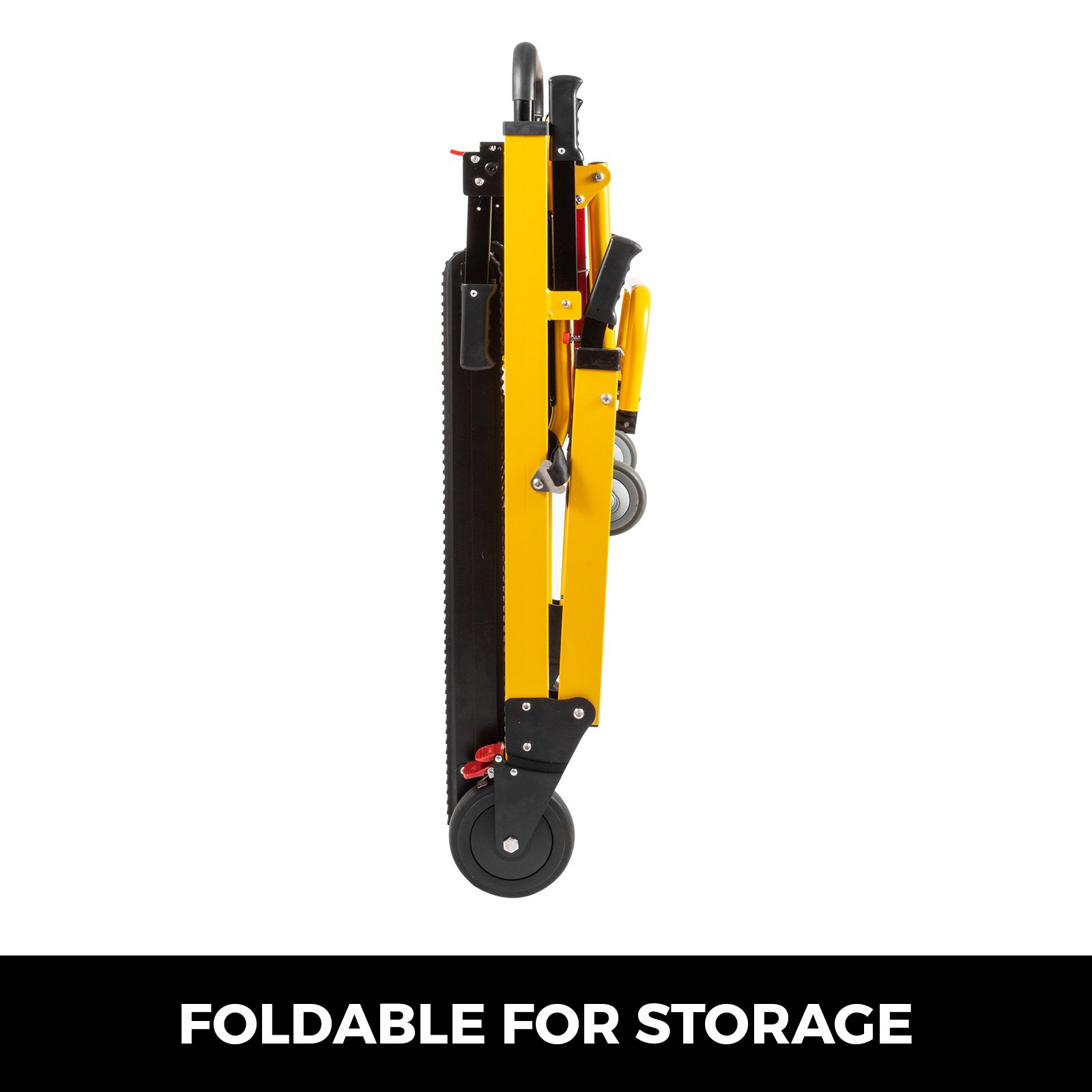 VEVOR Sedia a Rotelle Manuale Montascale Sedia a Rotelle 49x74x105 cm Sedia per Ascensori 26 kg per Scale Rampicanti Ascensori per Scale per Scale Strette Sedia per Scale