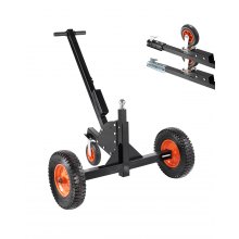 VEVOR Carrello per Rimorchio per Trasporto di Rimorchi con Altezza Regolabile 560 mm a 660 mm e Sfera 50,8 mm, Pneumatici 386,1 mm e Ruota Universale, per Spostamento Capacità 680,4 kg