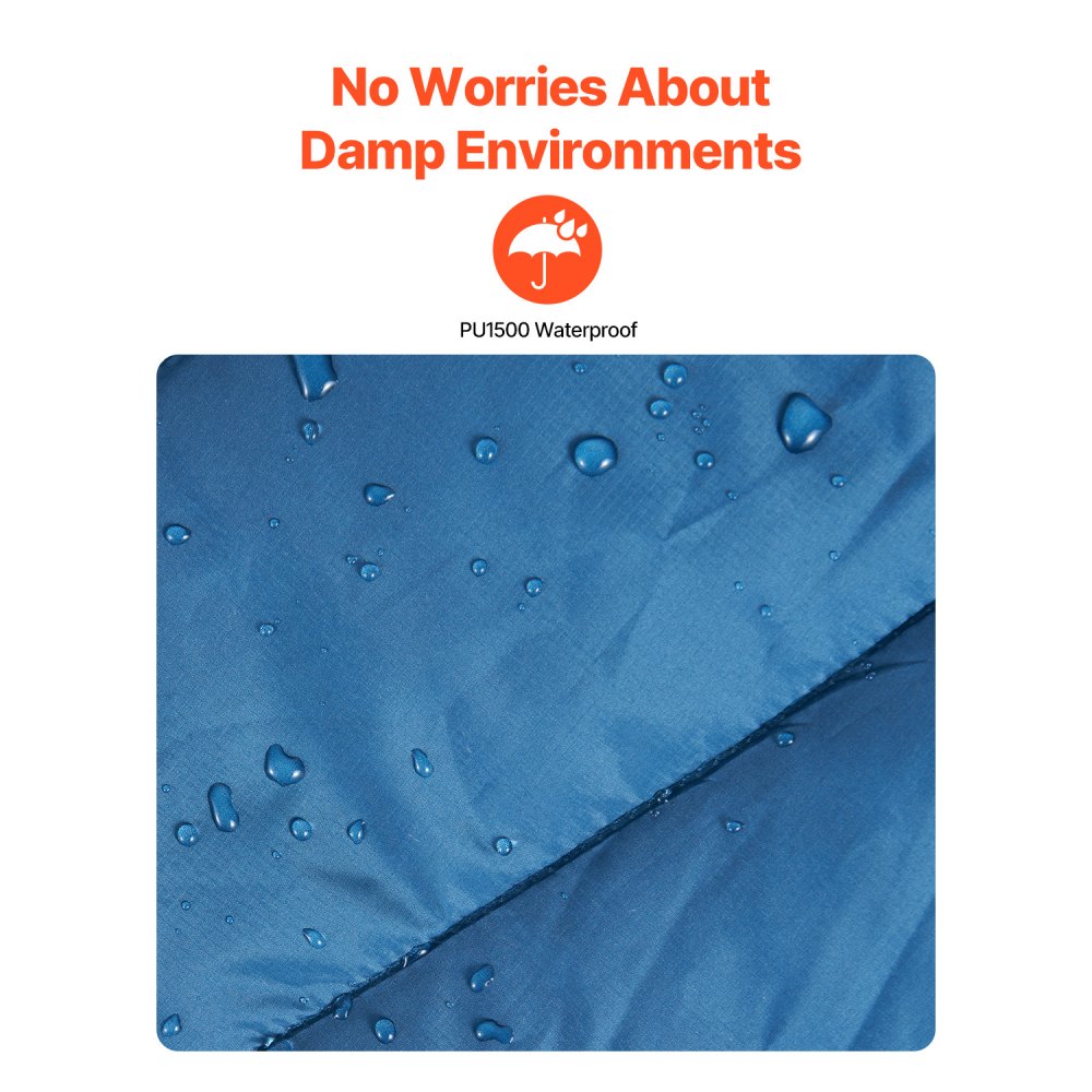 VEVOR Coperta da Campeggio, Coperta Calda da Stadio, Indossabile Impermeabile e Antivento Fibra Poliestere, Ignifuga, Ideale per Esterni, Picnic, Escursioni, Eventi Sportivi, 1,9 m x 1,32 m, Stampata