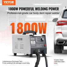 VEVOR Kit Riparare Ammaccature con Saldatore per Prigionieri 1,8 KW 7 Modalità