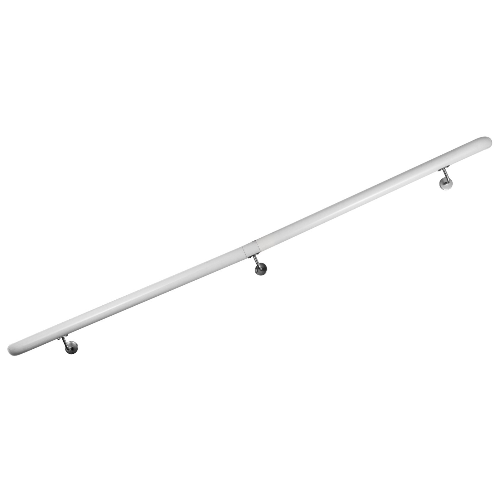 Ringhiera Scale Alluminio 6”1.8m Corrimano Per scale Bianco Capacità 200libbre