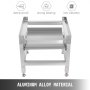 VEVOR Piedistallo per Lavatrice, Supporto per Lavatrice e Asciugatrice, Capacità 300LBS, Base per Supporto Lavatrice con Vassoio in Lega di Alluminio e Acciaio Inox, Dimensione 25x25x24 Pollici