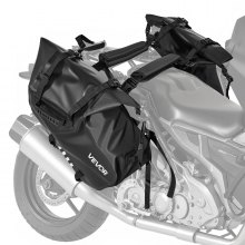 VEVOR Borsa da Sella Laterale per Moto, 28 L Borsa a Tracolla con Cinghia Inferiore, Compatibile con Maggior Parte delle Motociclette, Portabagagli per Moto Sportive all'Aperto, Nero