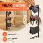 VEVOR Supporto per Sella da Parete, Supporto per Sella per Cavallo a 4 Livelli, Supporto per Sella Western e Inglese, Supporto per Coperta per Cavallo per Organizzazione Selleria 609 x 177 x 1320 mm