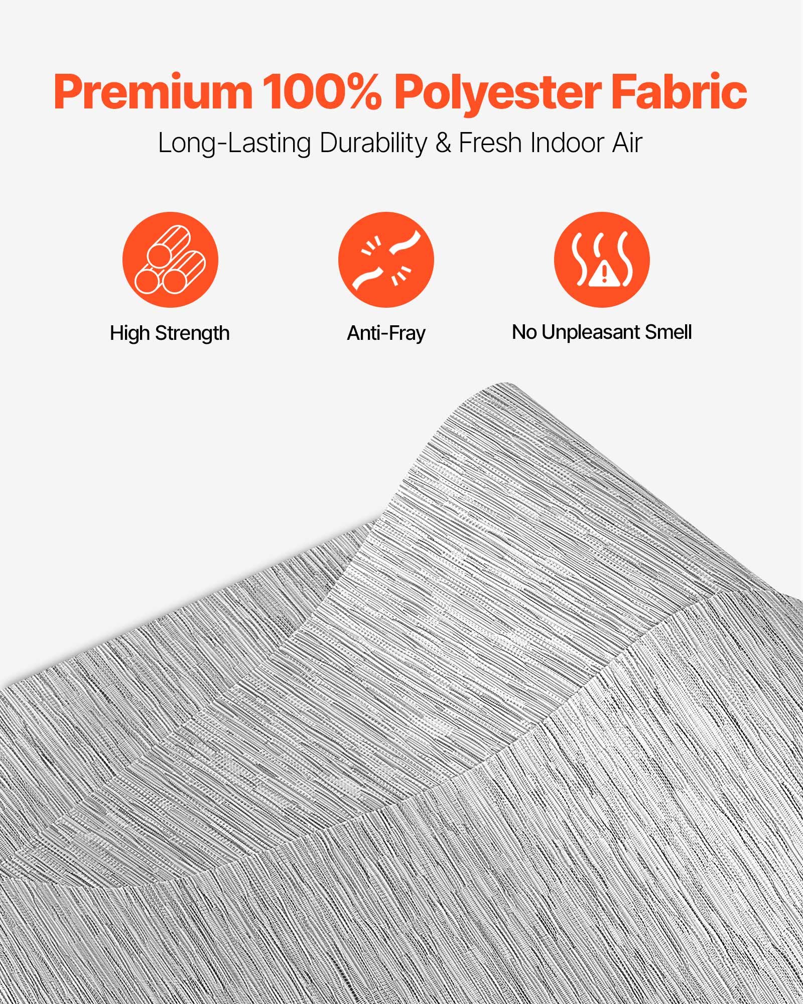 VEVOR Tende a Pannello Binario Estensibile Larghezza tra 116 cm e 218 cm Tende a Pannello per Privacy da Casa Balcone Salone, Tende a Pannello Oscuranti Verticali per Porte Scorrevoli, Grigio