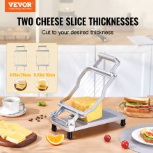 VEVOR Affettatrice per Formaggio Ultra Sottile 0,99 cm e 1,98 cm Per Cucina