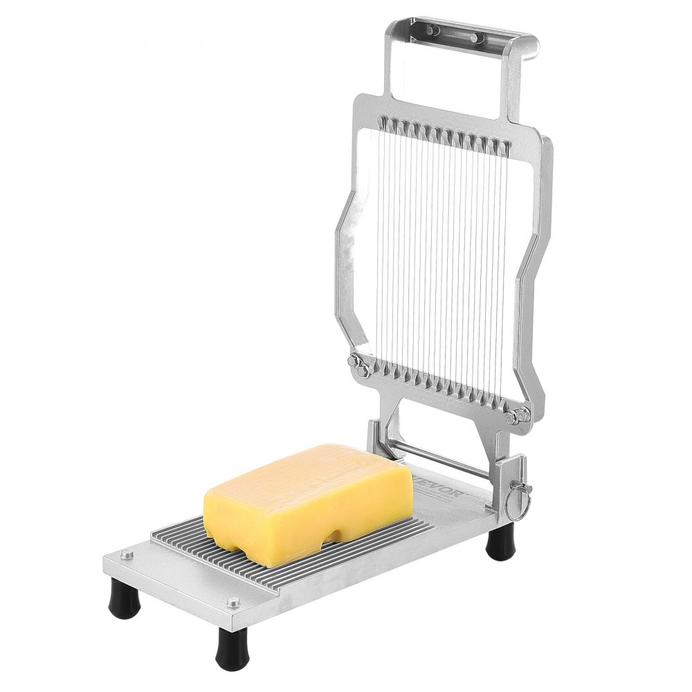 VEVOR Affettatrice per Formaggio 317 x 169 x 90 mm Taglierina per Formaggio Ultra sottile 0,5 cm Filo per Affettare Il Formaggio Staccabile, con Filo per Coltello in Acciaio Inossidabile 316, Cucina