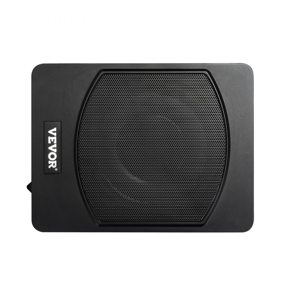 VEVOR Subwoofer per Auto Sotto Sedile, Subwoofer Auto Sottile Sistema a Basso Profilo, Audio a Basso Profilo Amplificatore Integrato, Ingresso Livello Alto Basso Regolatore del Volume, 254 mm e 240 W
