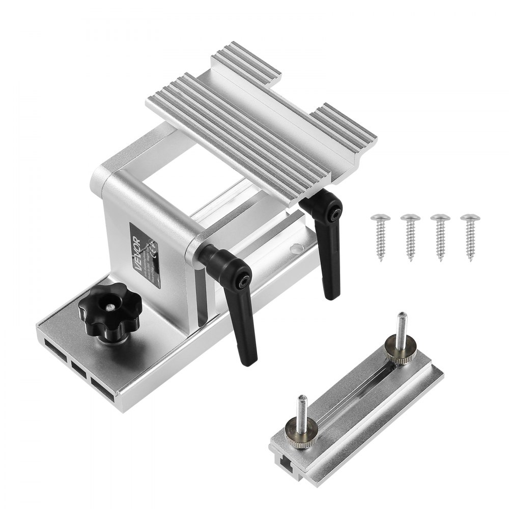 VEVOR Supporto per Affilatura, Utensili di Ricambio Regolabile per Smerigliatrici da Banco da 152 mm o 203 mm, con Slitta per Troncatura Piatta per Lame e Scalpelli Larghi 0 a 64 mm