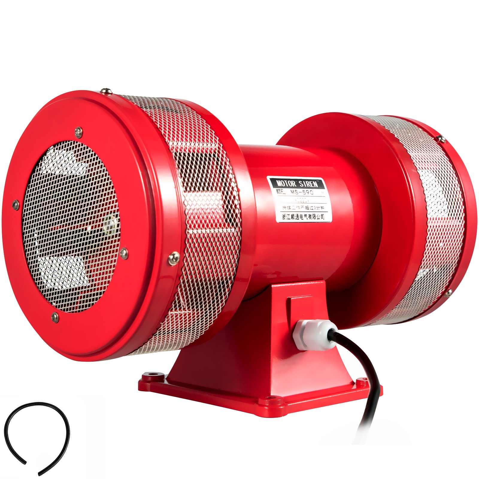 Sirena Allarme Esterna Industriale Tornado A Motore Ms-590 150db 750w