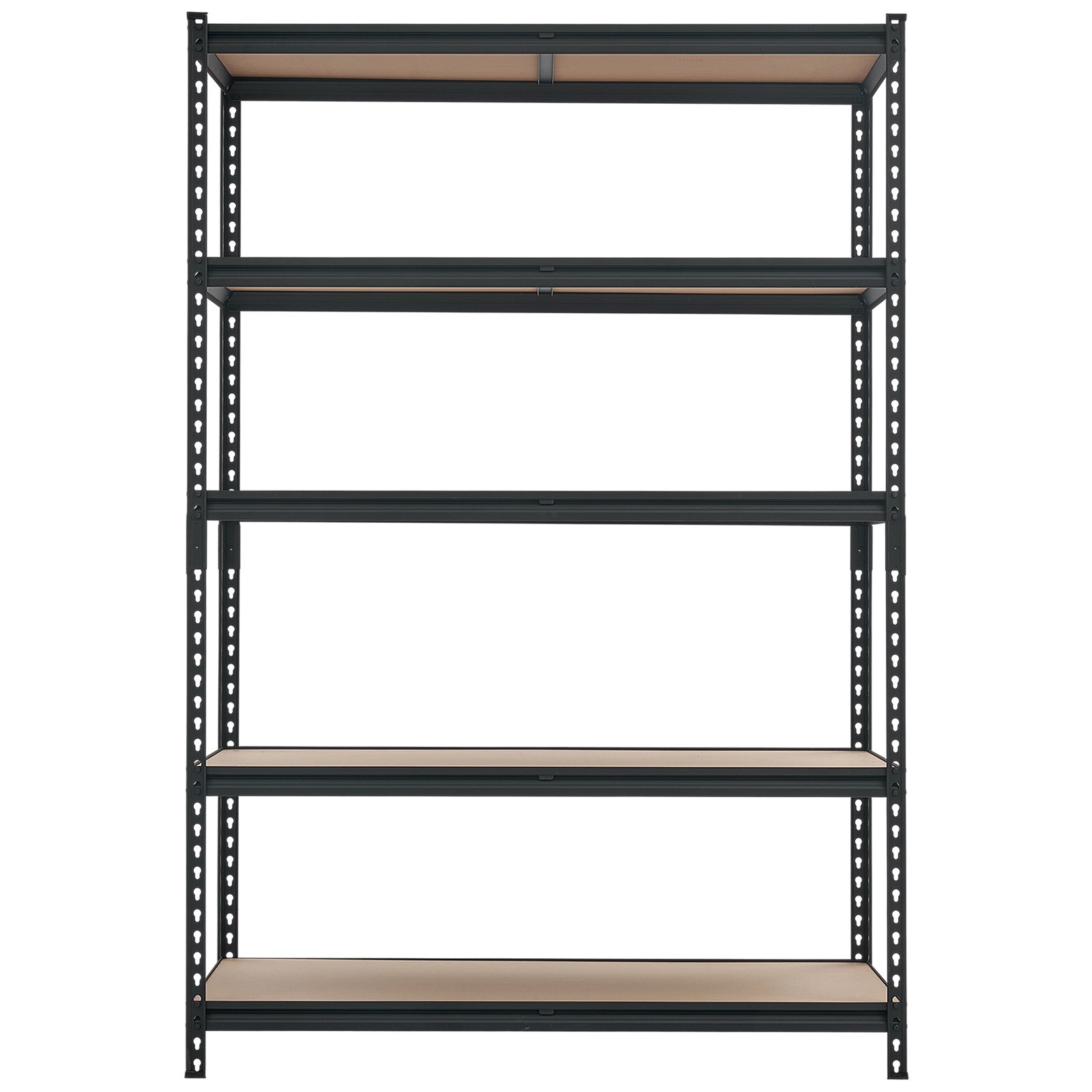 VEVOR Scaffale per Garage in Metallo 5 Ripiani Regolabili Capacità 1360,8kg, Scaffale da Stoccaggio per Carichi Pesanti, per Gucina, Officina, Magazzino e Cantina, 122,8 cm L x 61,9 cm P x 181,3 cm A