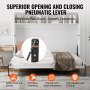 VEVOR Kit Letto a Scomparsa, Misura Singola, Kit di Ferramenta Meccanica Letto a Muro Deluxe Fai da Te, Supporto Telaio Letto per Impieghi Gravosi con Leva Pneumatica, Kit Letto a Muro Pieghevole