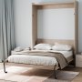 VEVOR Kit Letto a Scomparsa, Misura Completa, Kit di Ferramenta Meccanica Letto a Muro Deluxe Fai da Te, Supporto Telaio Letto per Impieghi Gravosi con Leva Pneumatica, Letto a Muro Pieghevole