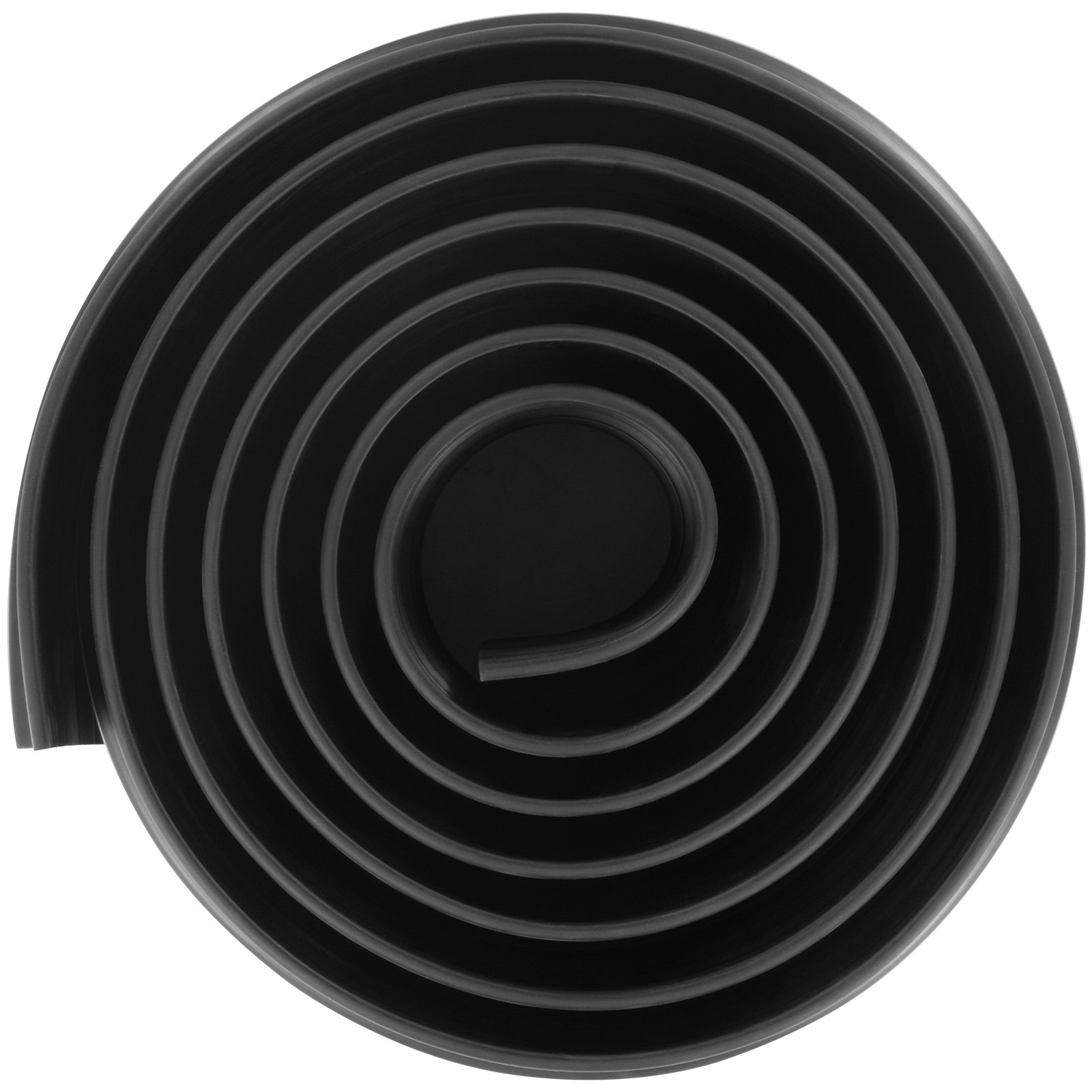 VEVOR Sealing Strip for Garage Door Thresholds 3.05 m Universal Sealing Strip for Garage Door Bottoms with Adhesive, Weatherproof Strip for Garage Door Underside Improved Thick PVC Replacement